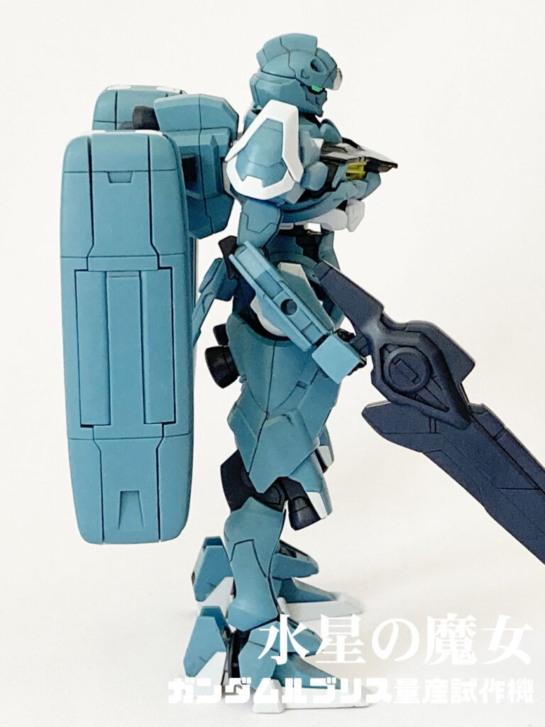 ＨＧ 1/144 ガンダムルブリス量産試作モデル側面