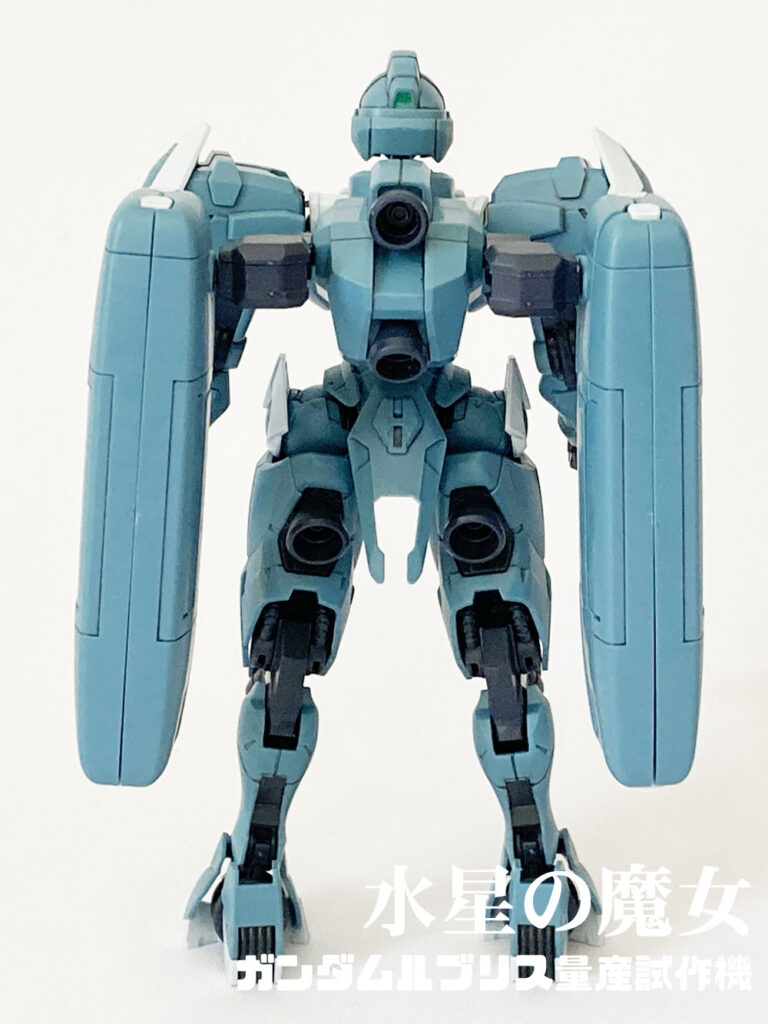 ＨＧ 1/144 ガンダムルブリス量産試作モデル背面