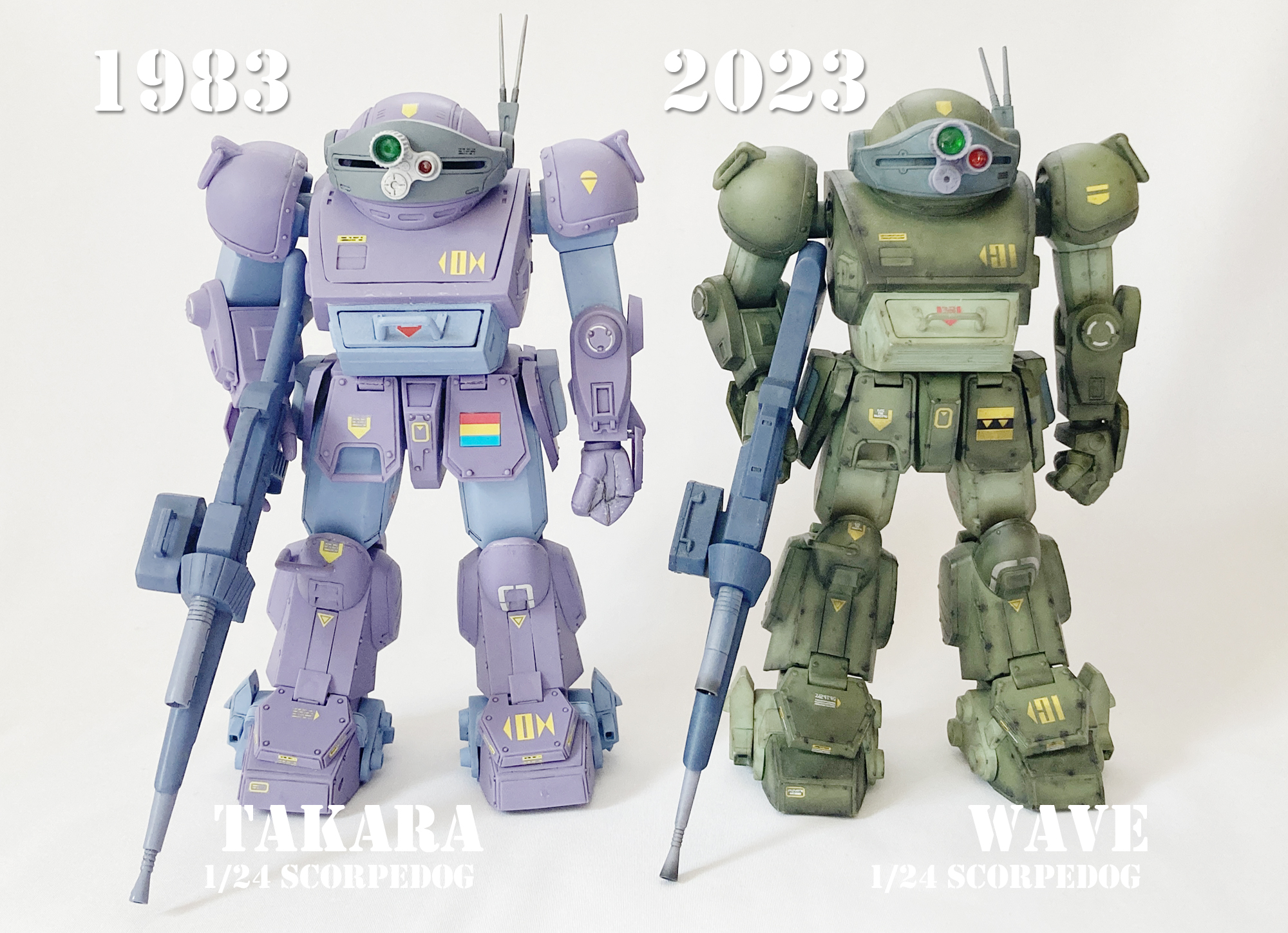 タカラSAK 1/24 装甲騎兵ボトムズ スコープドッグ組立てレビュー