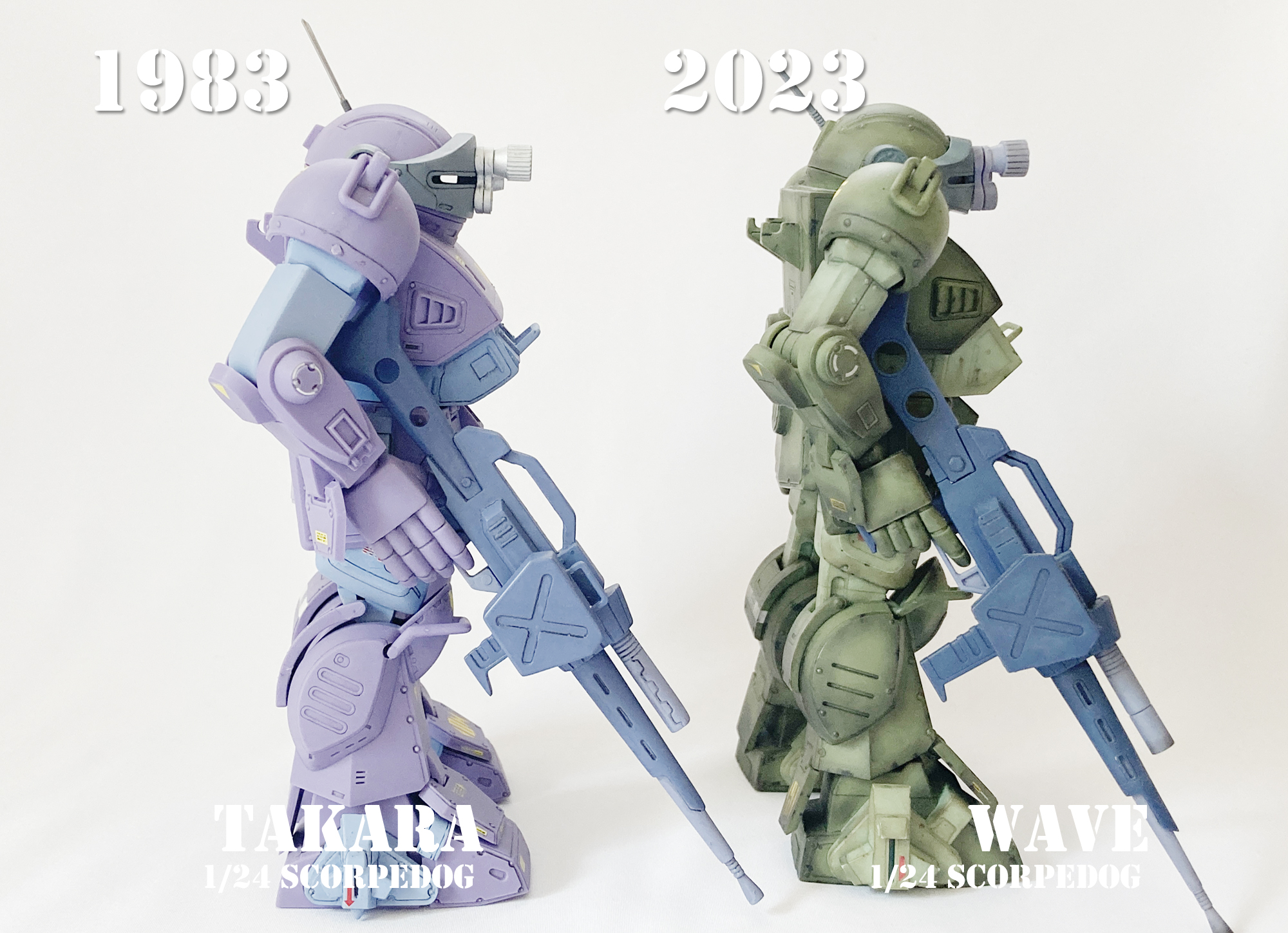 タカラ 装甲騎兵ボトムズ　スコープドッグ マーシィドッグ　セット 1/24 タカラSAK 1/24 装甲騎兵ボトムズ スコープドッグ組立てレビュー