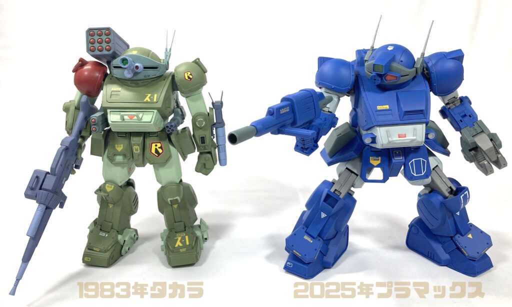 ボトムズプラモデルの新旧比較